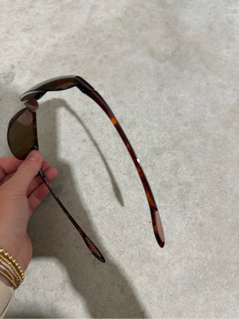 Maui Jim Brown Rimless Men's Sunglasses - Picture 5 of 5